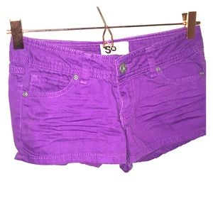 Purple Short Shorts